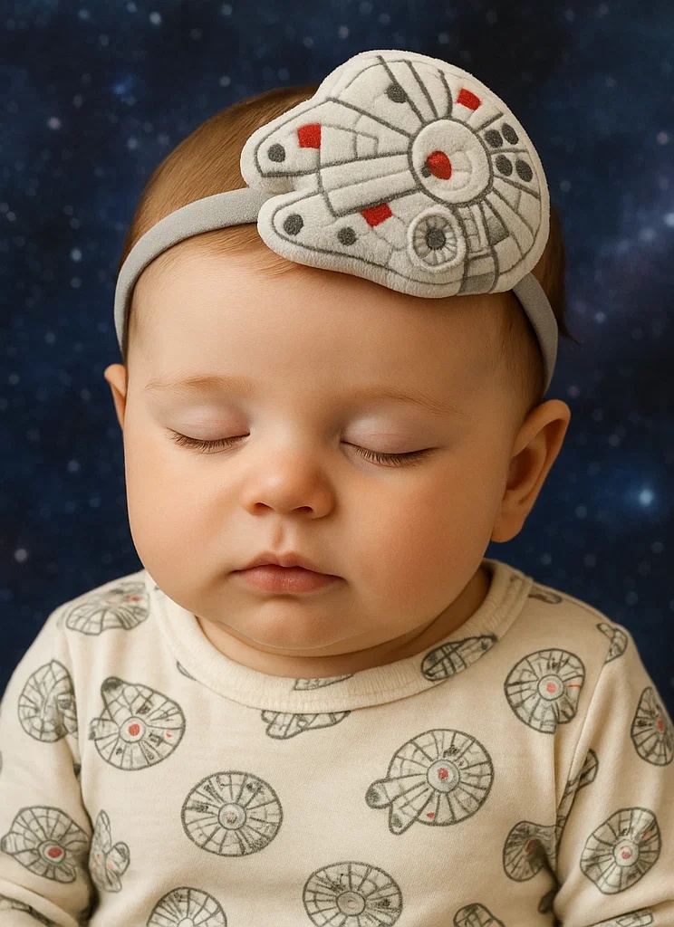 Millennium Falcon Stirnband für Babys