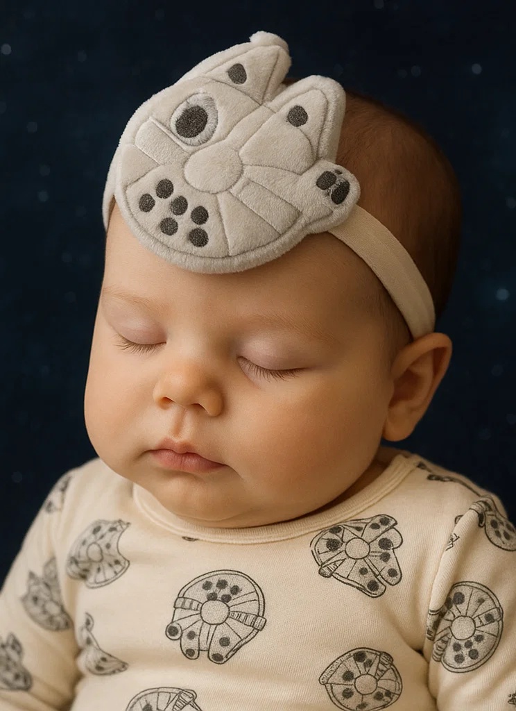 Tiara Millennium Falcon para bebês