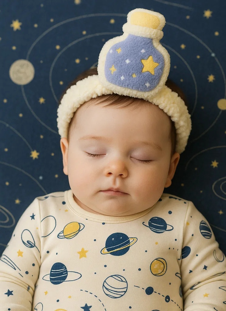 Starry Bottle Headband for Babies