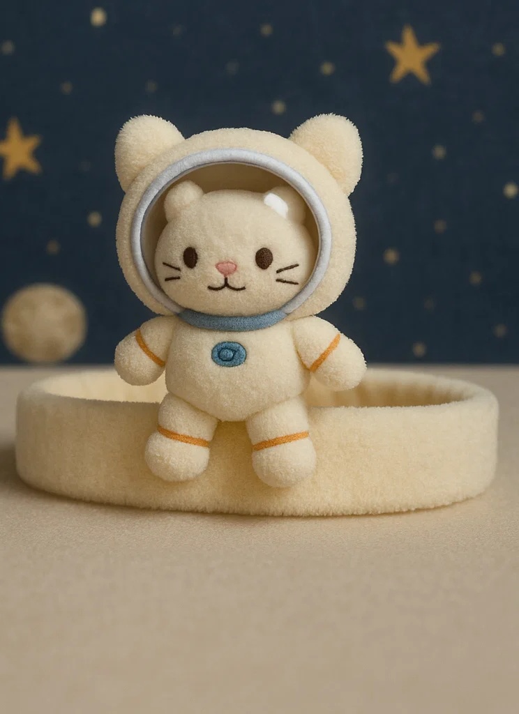 Astronaut Cat Headband for Babies