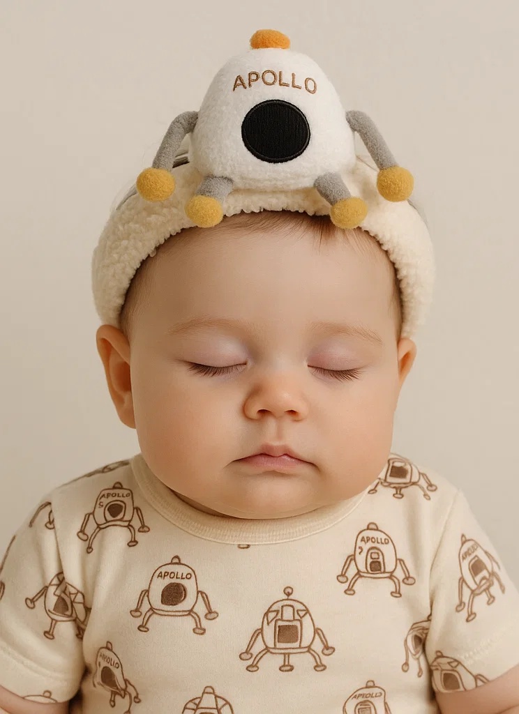 Apollo Lunar Module Headband for Babies