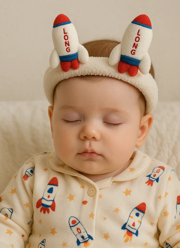 Rocket Headband for Babies
