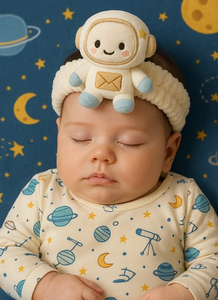 Space Explorer Stirnband für Babys