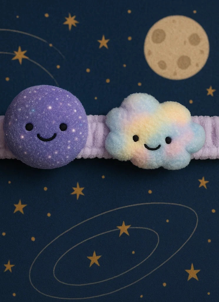 Galaxy Cloud Headband for Babies