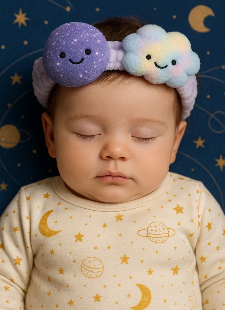 Galaxy Cloud Headband for Babies