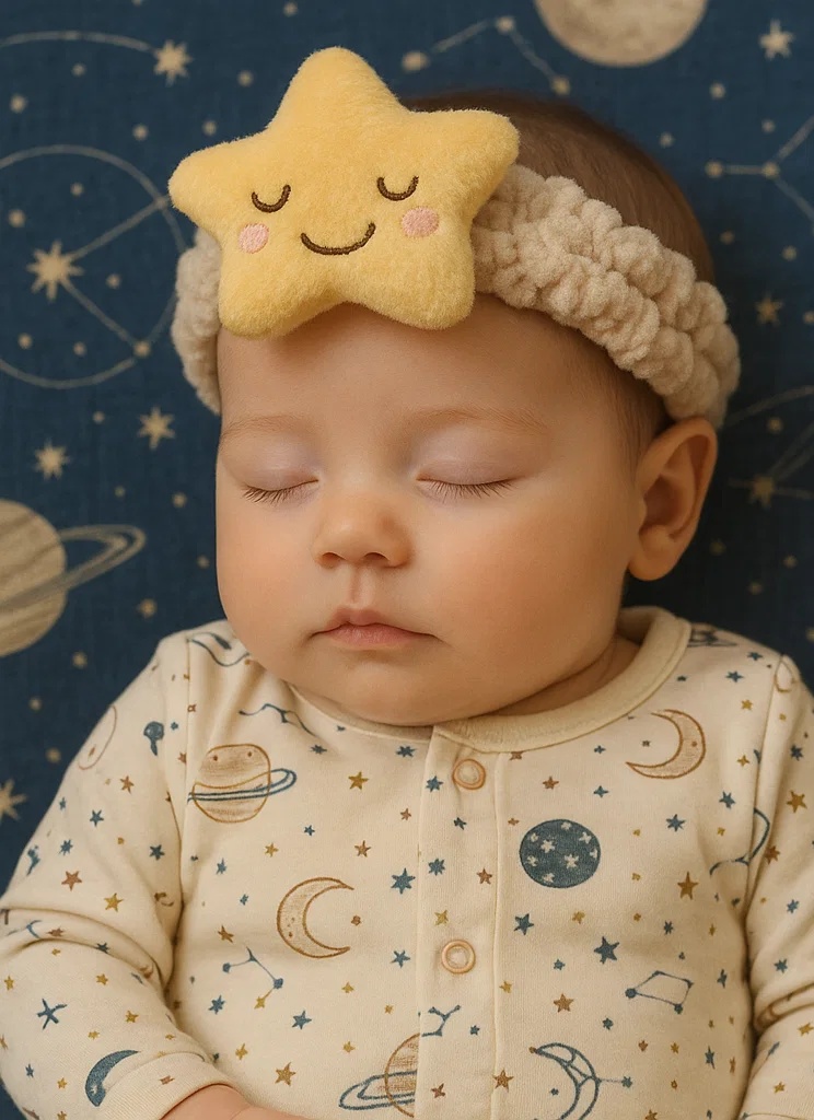 Starry Star Headband for Babies