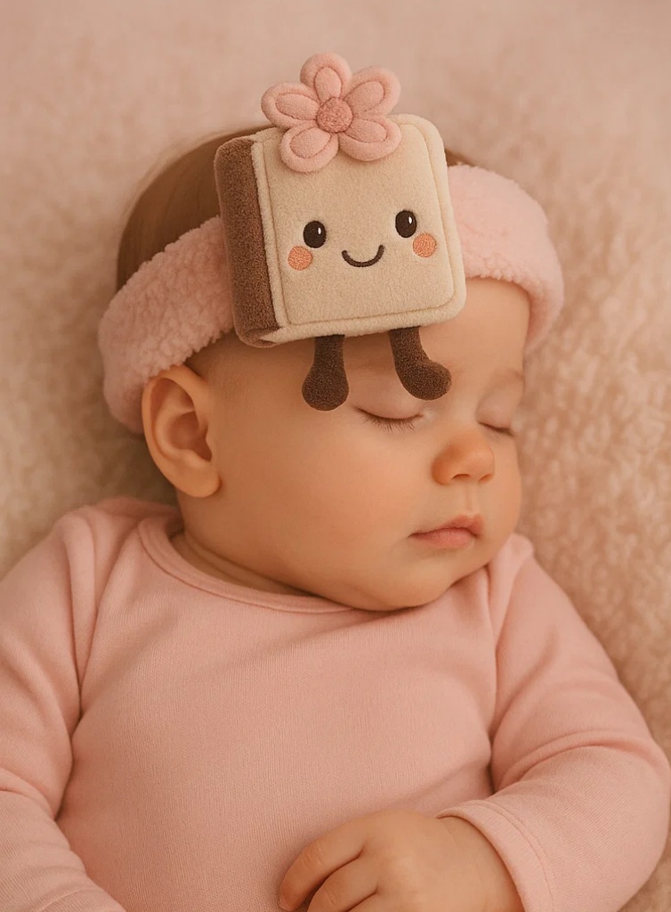 📖 Plush Book Baby Headband – Cute Cartoon Newborn Infant Hair Accessory