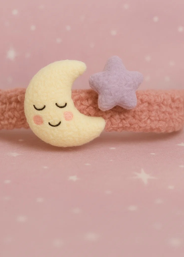 Planet Baby Haarband – Ein lustiges, farbenfrohes Haarband mit einem Design von Planeten und Sternen.