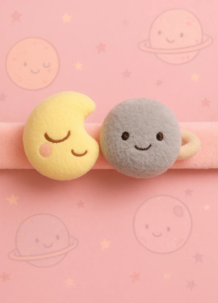Cremefarbendes Stern-Stirnband für Babys