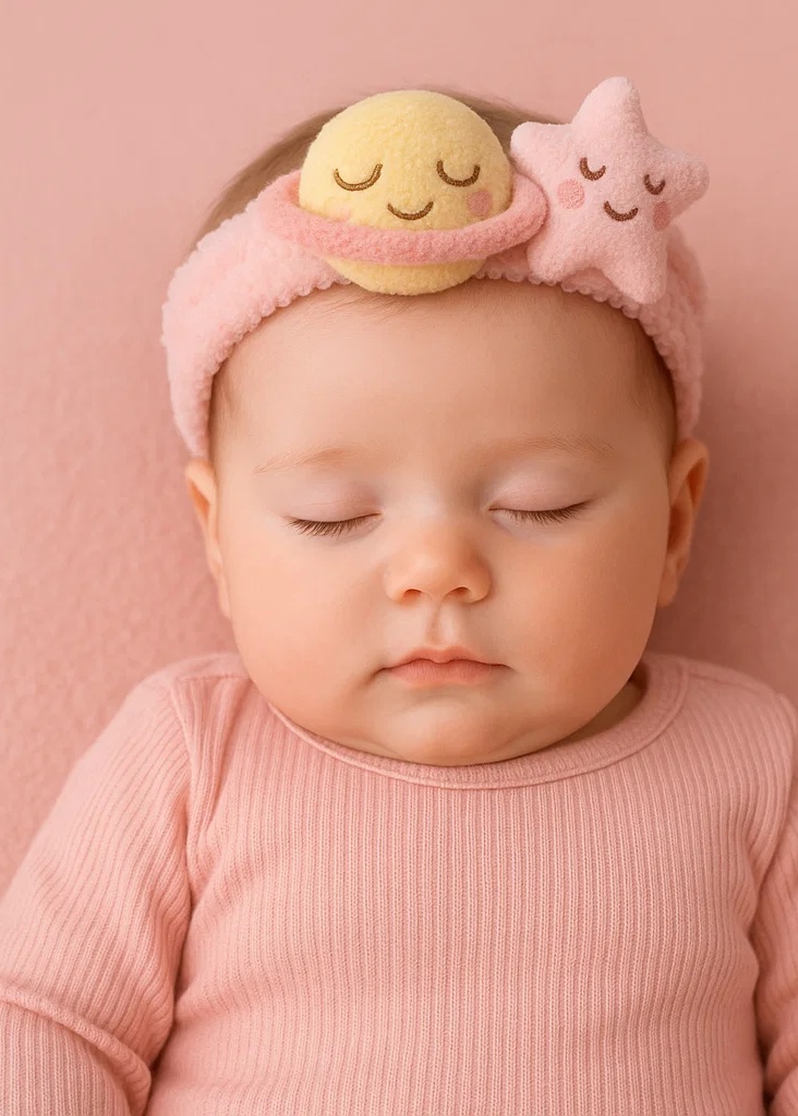 Moon & Planet Baby Headband