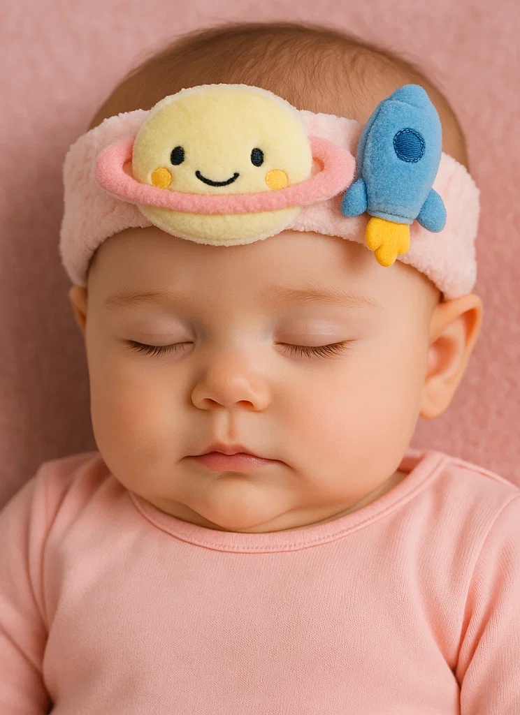 Rocket & Planet Baby Headband