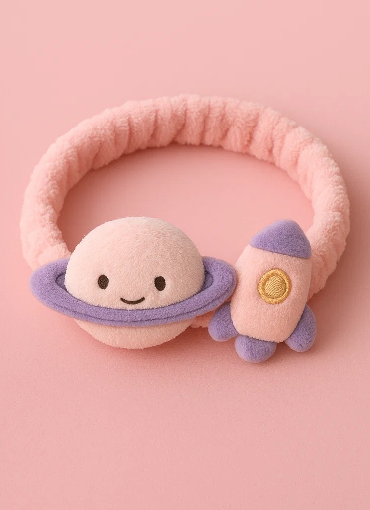 Diadema para bebé planeta
