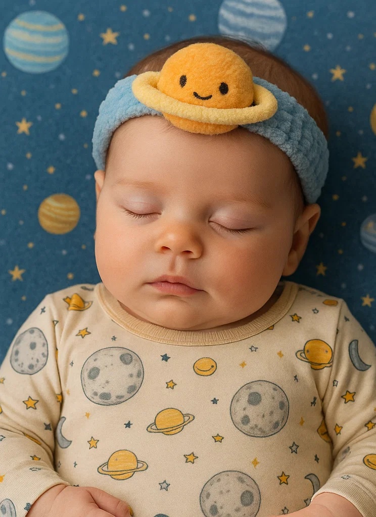 Süßer Planet-Baby-Haarreifen