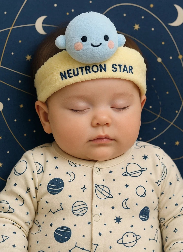 Neutron Star Baby Headband