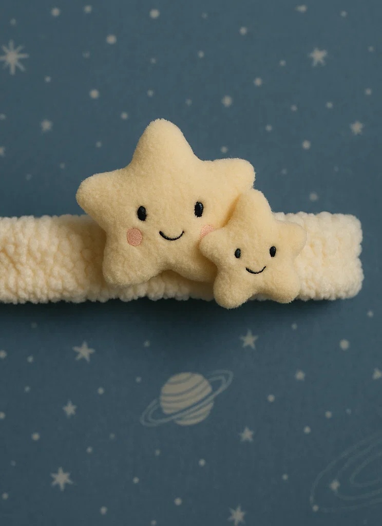 Double Star Baby Headband