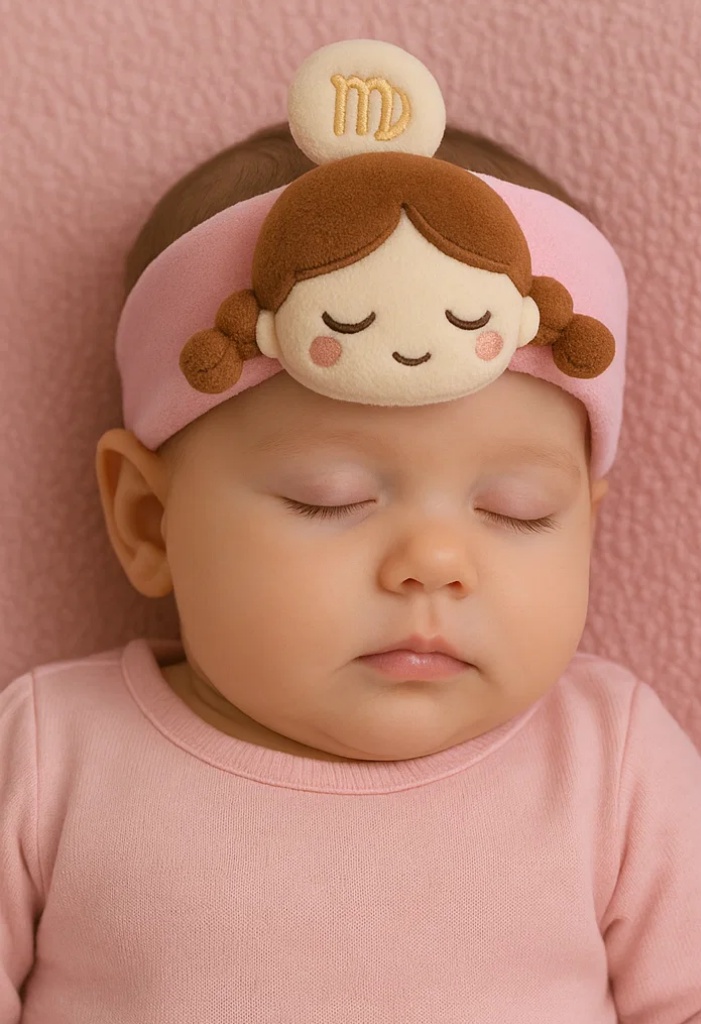 Pigtail Virgo Girl Design Headband