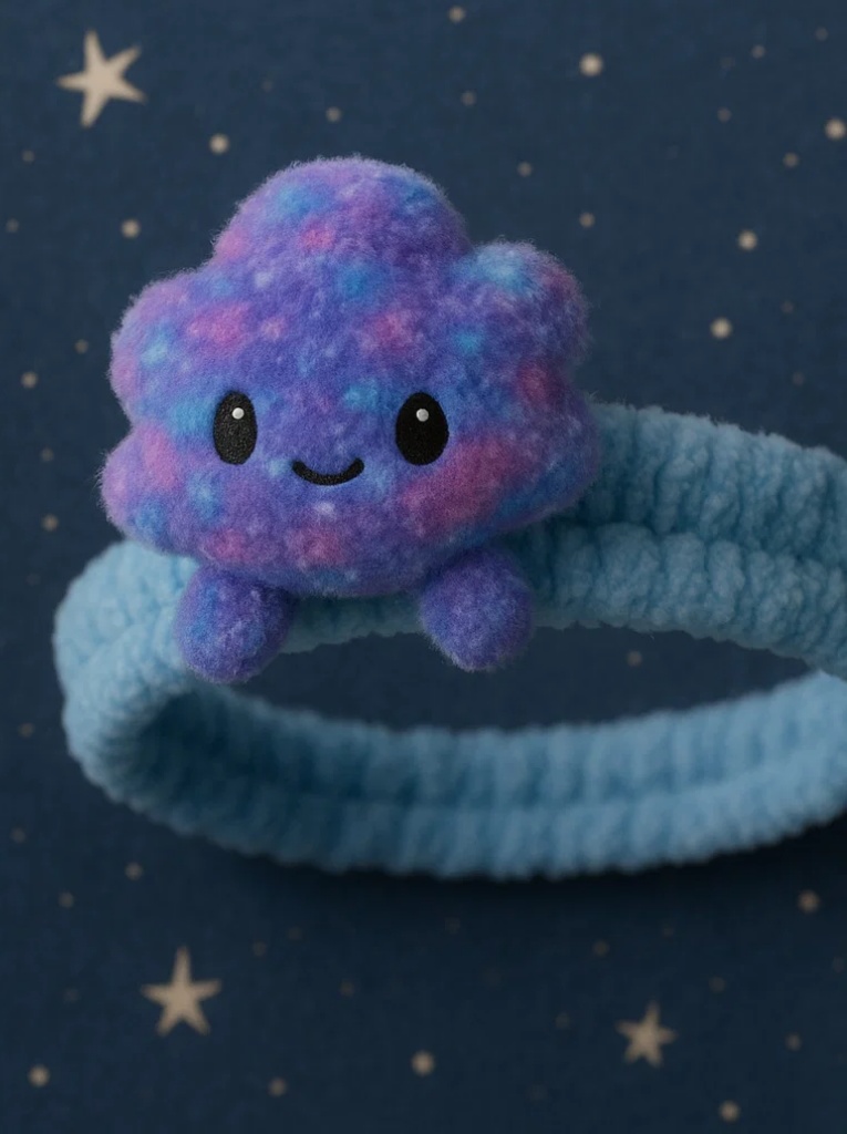 Magical Cloud with Crescent Moon Headband