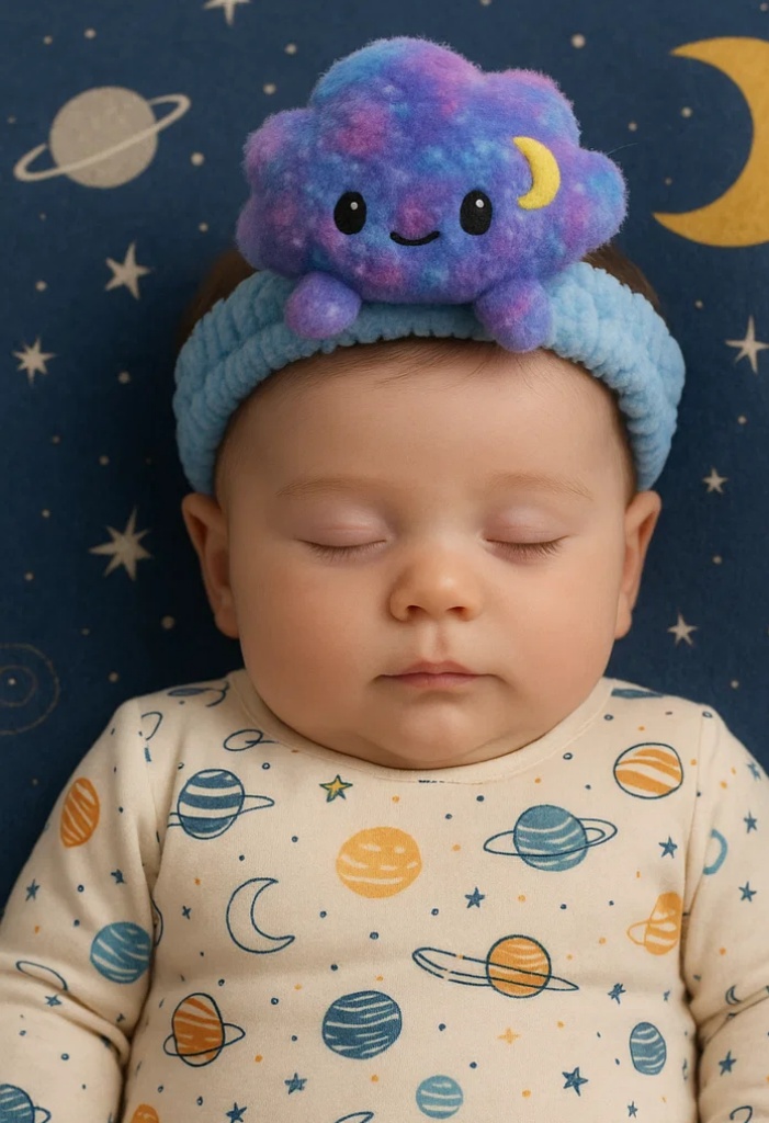 Magical Cloud with Crescent Moon Headband