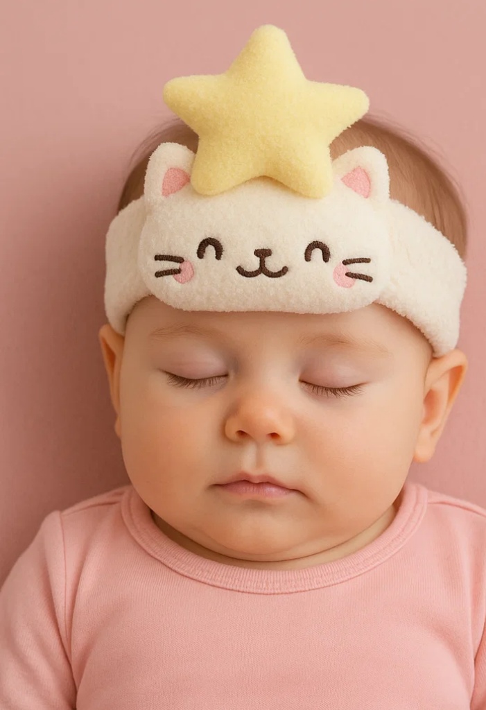 Cheerful Cat with Star Headband