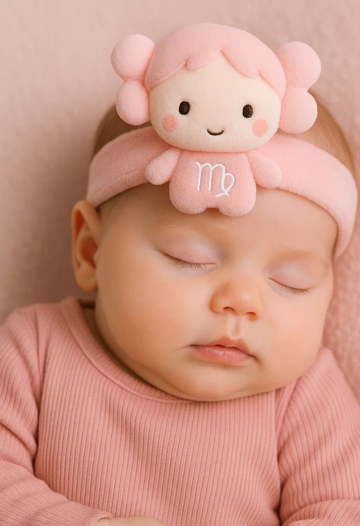 Adorable Virgo Zodiac Girl Headband