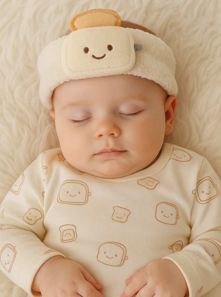 Toaster Plush Baby Headband – Soft & Toasty Look