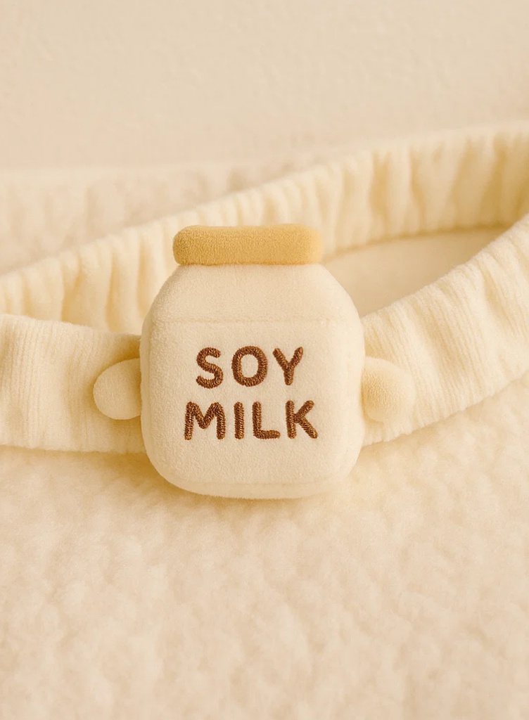 Soy Milk Plush Baby Headband – Adorably Nutritious Style