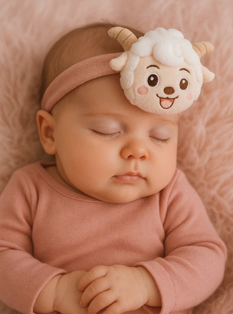 Ghost Plush Baby Headband – Halloween Spooky-Cute Style