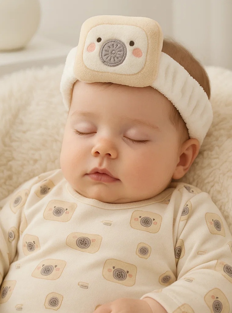 Camera Plush Baby Headband – Sweet Vintage Style
