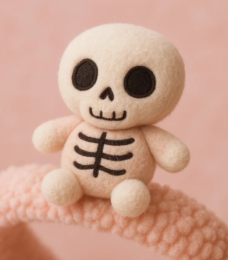 Funny Baby Headband with Skeleton Plush | Halloween Special
