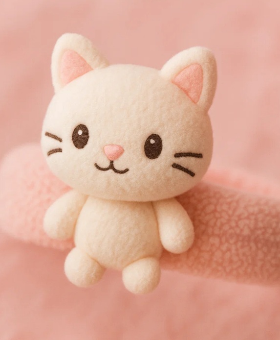 Cute Cat Baby Headband – Soft Plush Cartoon Infant Hair Accessory