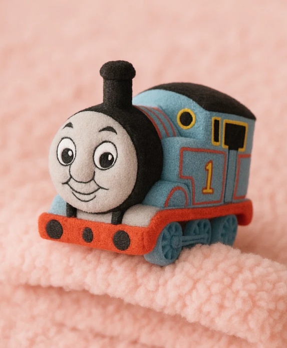 Serre-tête bébé train mignon – Accessoire capillaire en peluche pour nourrisson