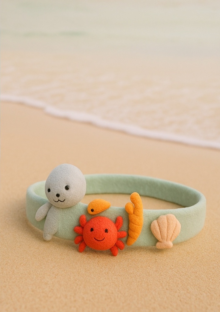 Ocean Life Multi-Animal Baby Headband – Multi-Character Interactive Design