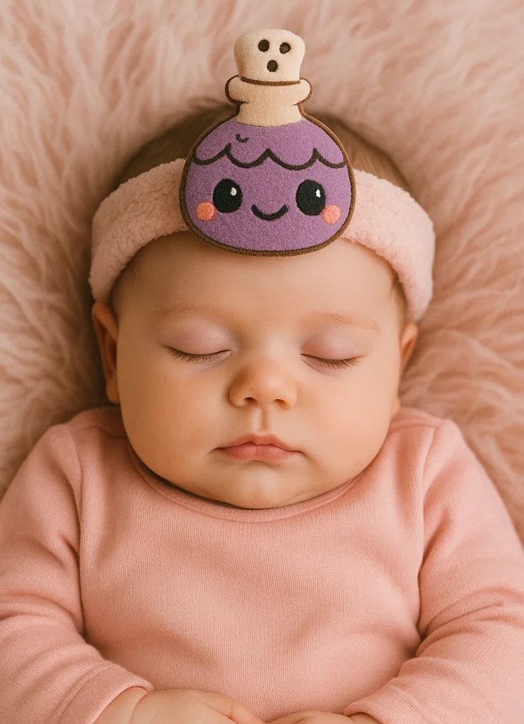 Magic Potion Plush Baby Headband - Soft Cartoon Infant Hair Accessory