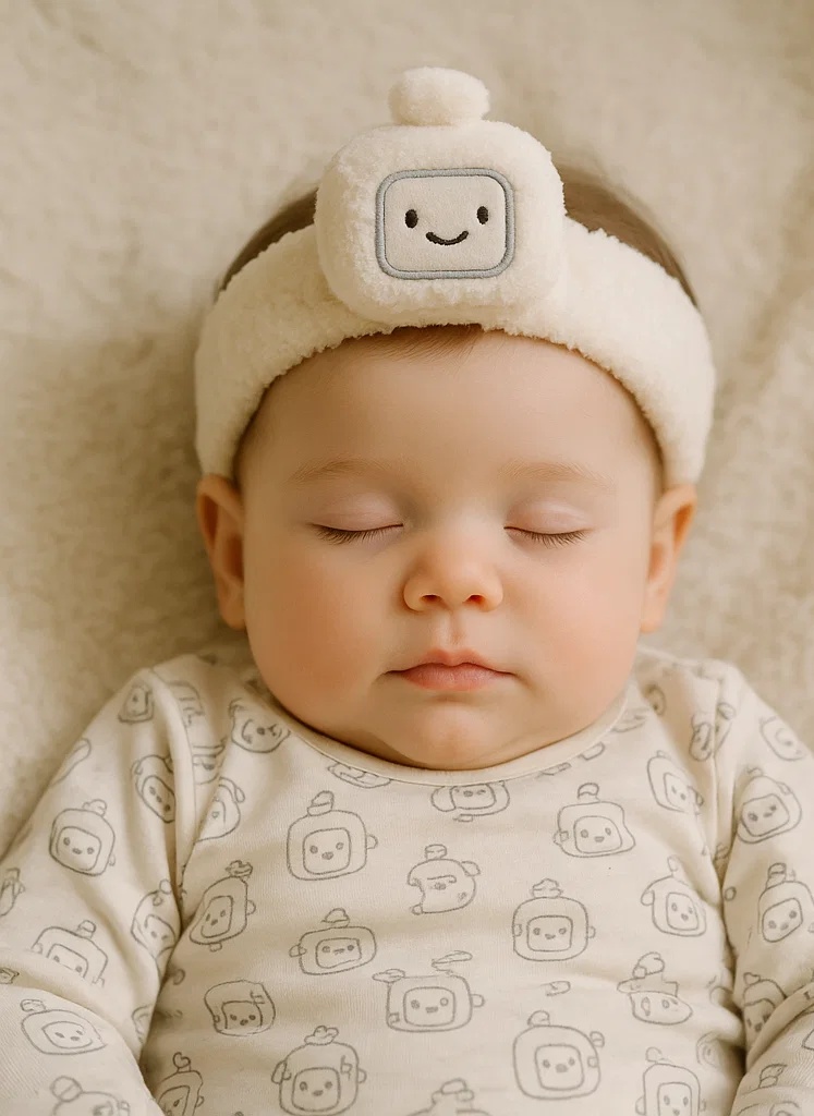 Baby Headband with Plush Milk Cube - Cute Infant Hair Accessories