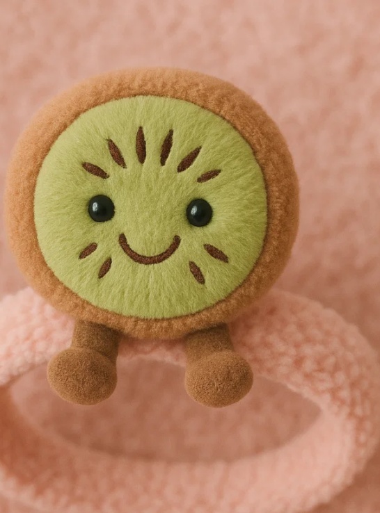 Plush Kiwi Baby Headband – Soft Cartoon Hair Accessory
