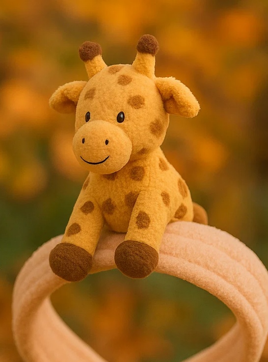 Plush Giraffe Baby Headband – Adorable Cartoon Accessory