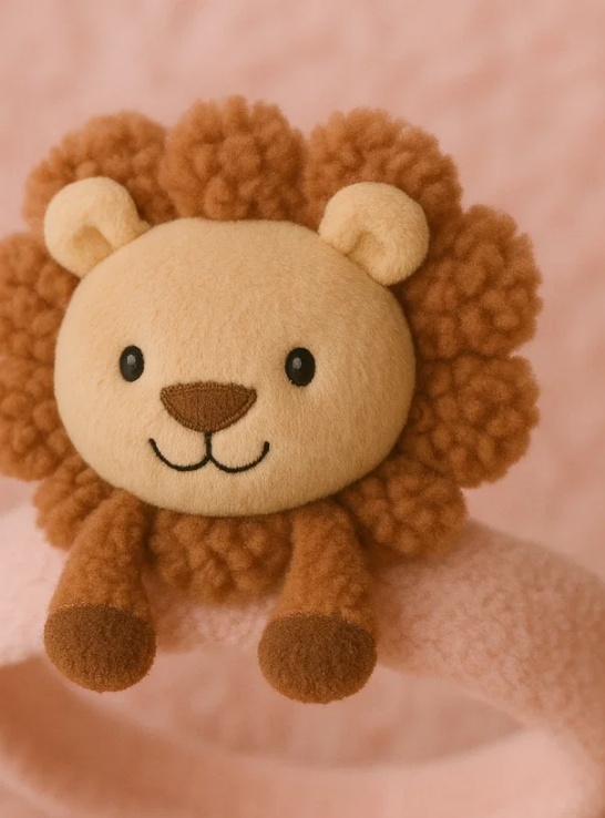 Plush Lion Baby Headband – Soft and Adorable Design