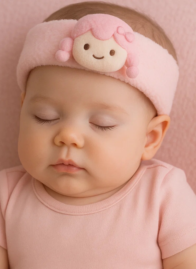 Virgo Zodiac Plush Baby Headband – Cute Horoscope Character Soft Hairband for Newborns & Toddlers