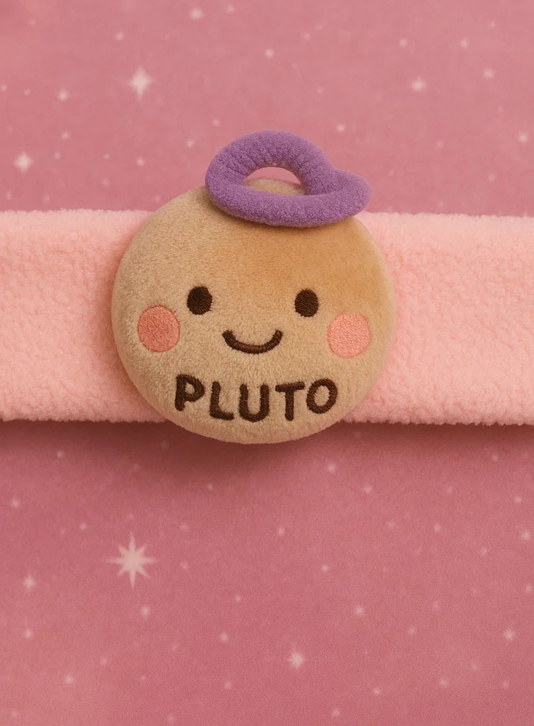 Faixa de Cabelo de Bebê Planeta Marte de Pelúcia