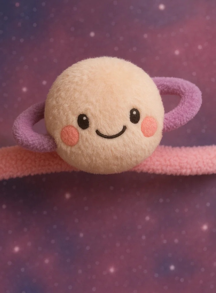 火星のぬいぐるみ惑星ベビーヘアバンド