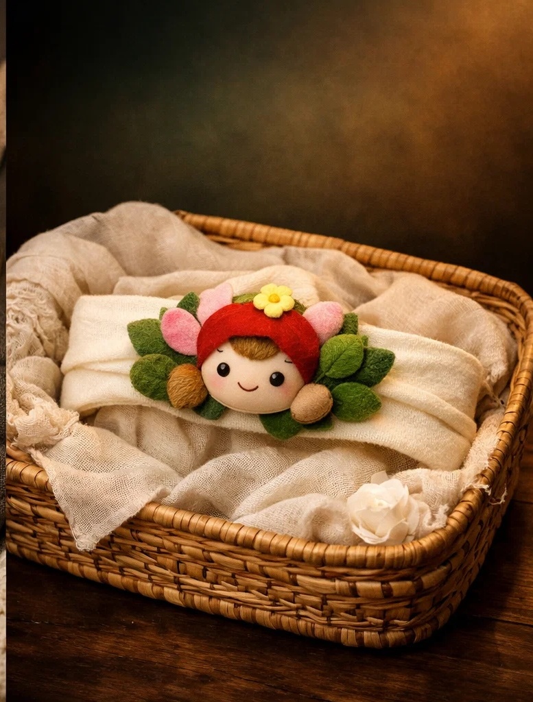 Bandeaux pour bébé avec poupée fleur – Idéal pour votre magasin