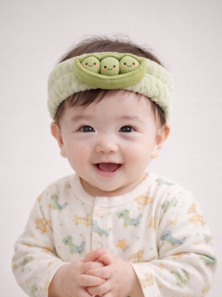 Diadema para bebé con flores bordadas – Preferida por distribuidores B2B