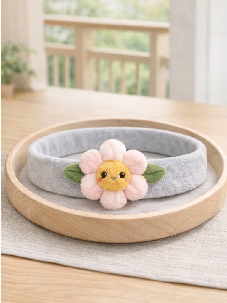 Delicate Pink Daisy Baby Headband - Sweet and Elegant