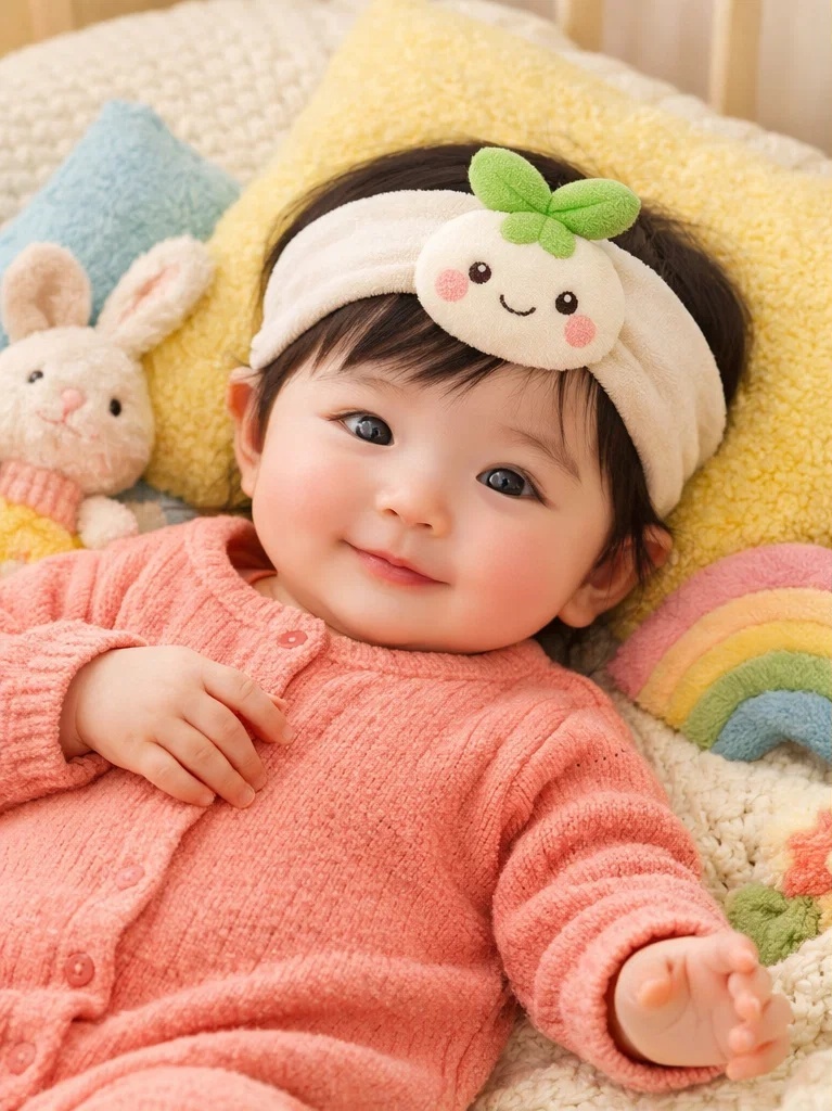 Süße rosa Baby Stirnbänder für Geschäftskunden