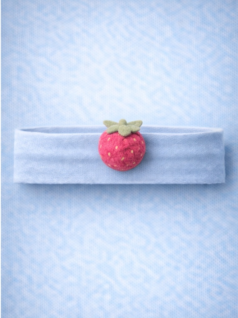 Sweet Strawberry Baby Headband – Soft Texture & Fresh Look That Sells