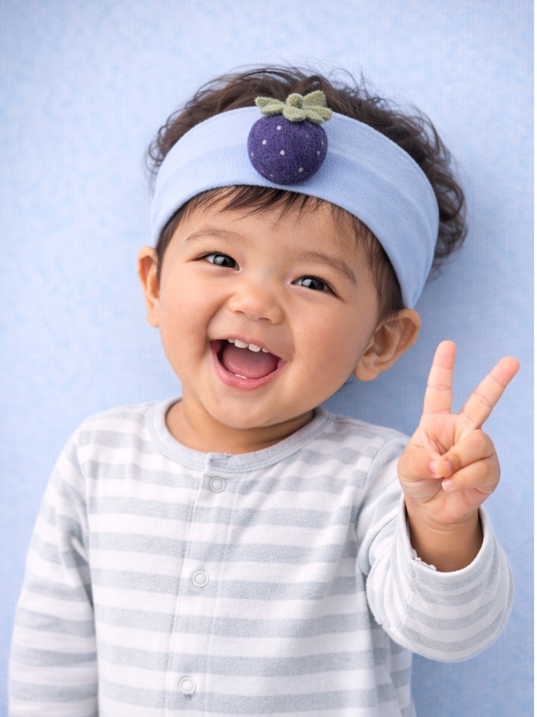 Playful Purple Berry Baby Headband – A Colorful Detail That Elevates Retail Displays