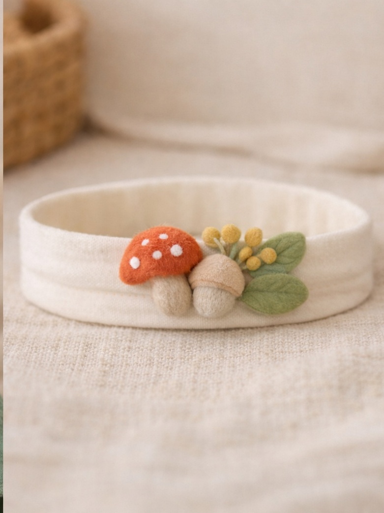 Bandeaux pour bébés en coton doux avec décorations en feutrine – un produit irrésistible pour les détaillants et distributeurs