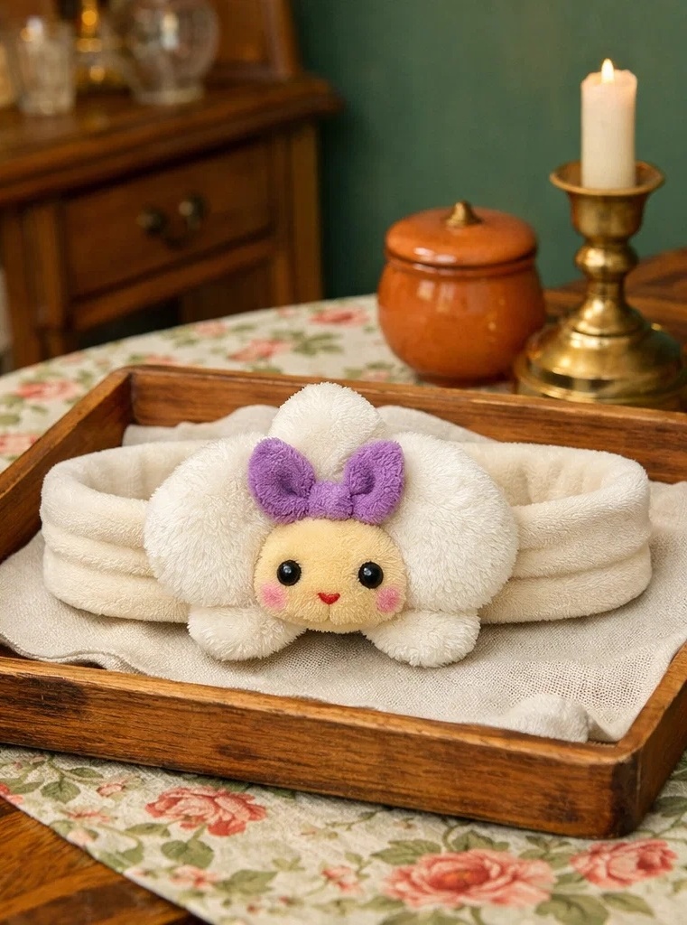 Soft and Cute Baby Headband with Plush Bunny Design - Ideal for Baby Showers