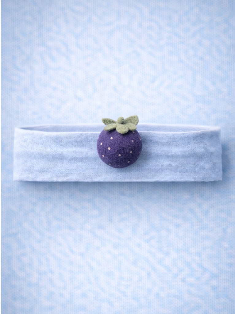 Playful Purple Berry Baby Headband – A Colorful Detail That Elevates Retail Displays