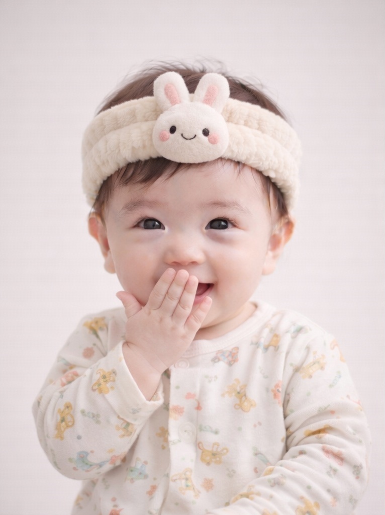 Adorable Bunny Baby Headband – Soft Plush Must-Have for Newborn Gifting